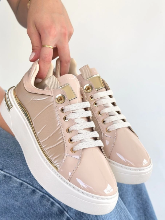 Hley Bej Rugan Paraşüt Detaylı Bağcıklı Spor Ayakkabı Hley Bej Rugan Paraşüt Detaylı Bağcıklı Spor Ayakkabı