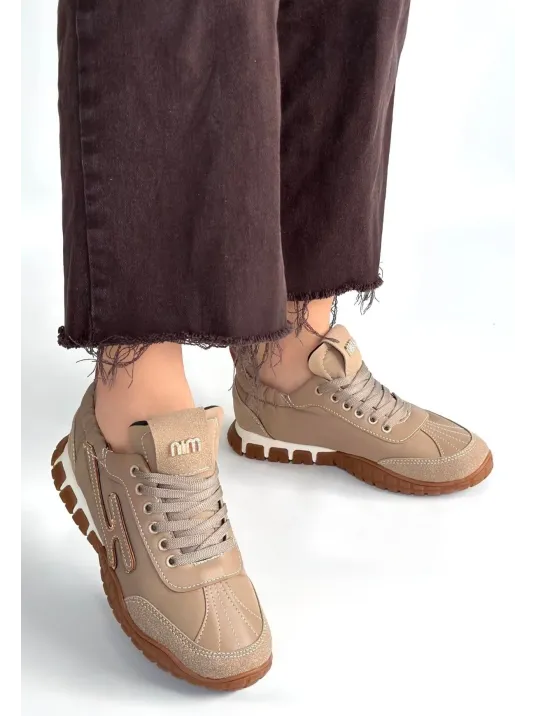 Huer Vizon Nubuk Bağcıklı Spor Ayakkabı