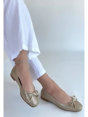 Icar Bej Cilt Babet Ayakkabı