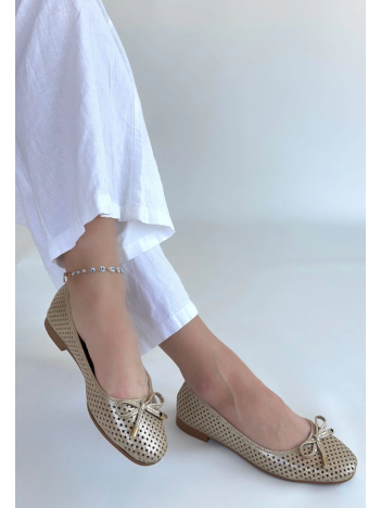 Icar Bej Cilt Babet Ayakkabı Icar Bej Cilt Babet Ayakkabı