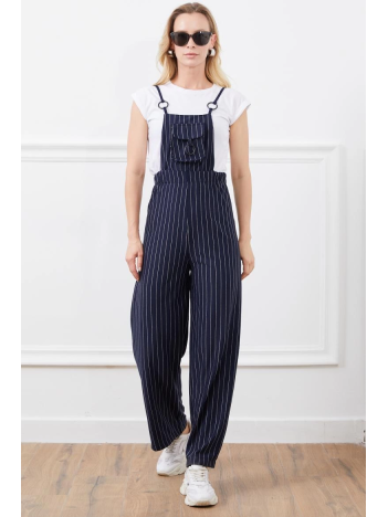 İp askılı beli lastikli tulum İp askılı beli lastikli tulum