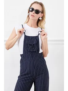 İp Askılı Beli Lastikli Tulum
