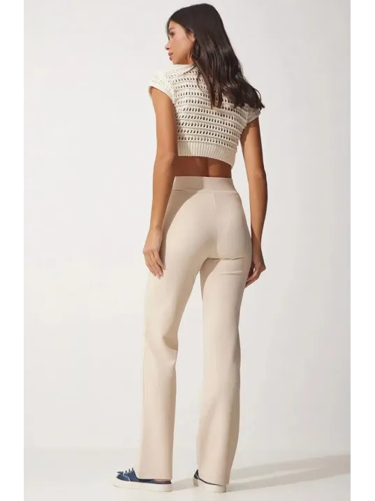 İthal Krep Kumaş Palazzo Pantolon İthal Krep Kumaş Palazzo Pantolon