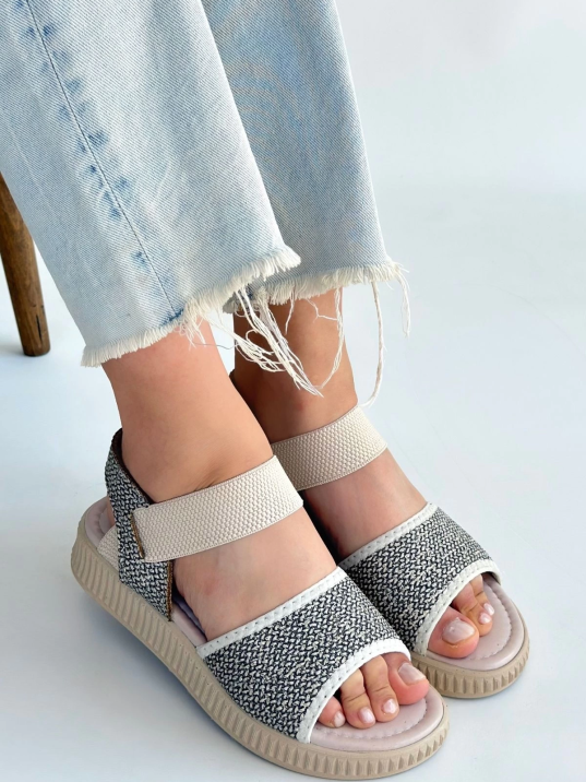 Jake Yeşil Hasır Cilt Sandalet Jake Yeşil Hasır Cilt Sandalet