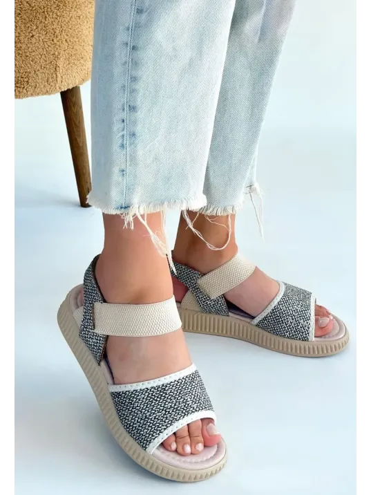 Jake Yeşil Hasır Cilt Sandalet Jake Yeşil Hasır Cilt Sandalet