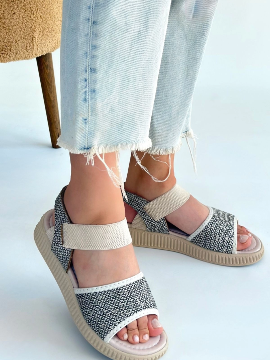 Jake Yeşil Hasır Cilt Sandalet Jake Yeşil Hasır Cilt Sandalet