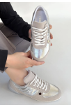 Jawen Gri Nubuk Gümüş Detaylı Spor Ayakkabı