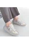 Jawen Gri Nubuk Gümüş Detaylı Spor Ayakkabı