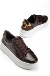 Jetan Kahverengi Rugan Bağcıklı Spor Ayakkabı
