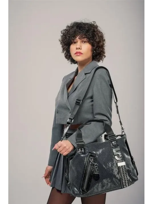 Jews Siyah Cilt Kol Ve Omuz Çantası Jews Siyah Cilt Kol Ve Omuz Çantası