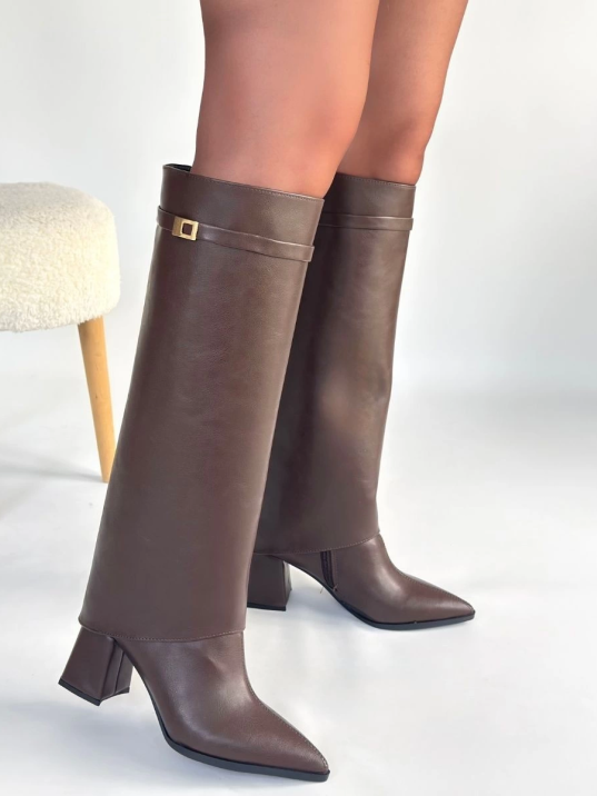 Jike Kahverengi Cilt Tak Çıkar Çizme Jike Kahverengi Cilt Tak Çıkar Çizme