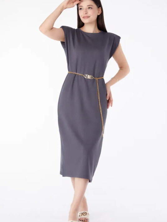 Jile elbise antrasit