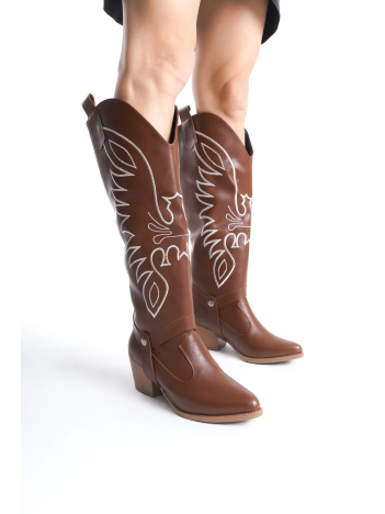 Jilla Taba Cilt Tak Çıkar Topuklu Bot Ve Çizme Jilla Taba Cilt Tak Çıkar Topuklu Bot Ve Çizme