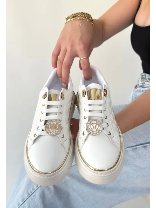 Jlar Beyaz Cilt Bağcıklı Spor Ayakkabı Jlar Beyaz Cilt Bağcıklı Spor Ayakkabı