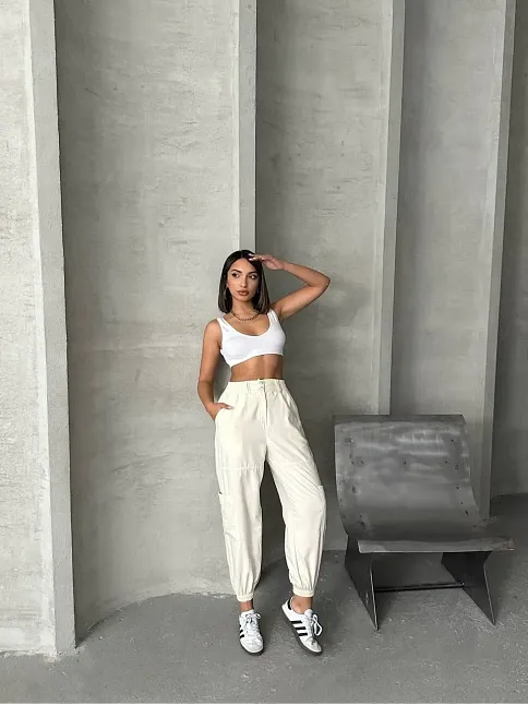 Jogger Lastik Paça Pantolon