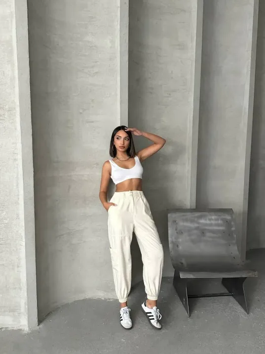 Jogger Lastik Paça Pantolon