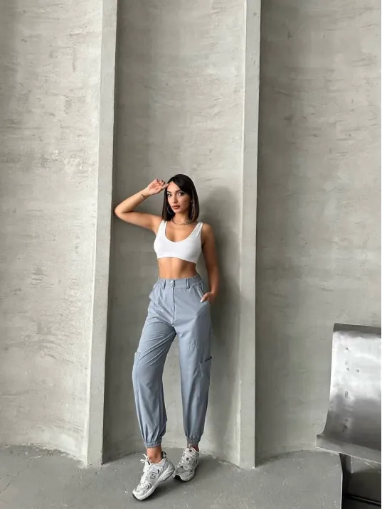 Jogger Lastik Paça Pantolon