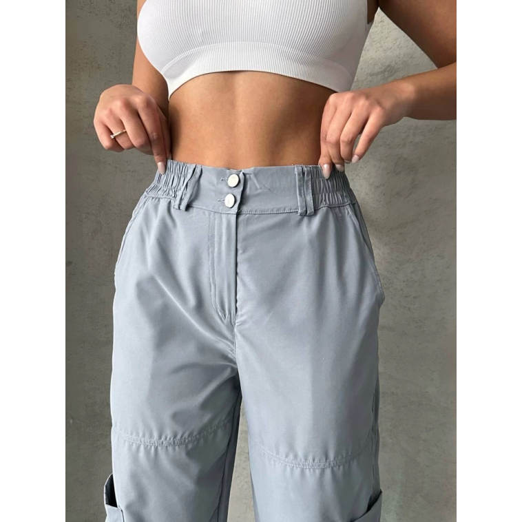 Jogger lastik paça pantolon Jogger lastik paça pantolon