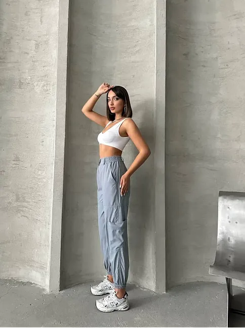 Jogger Lastik Paça Pantolon