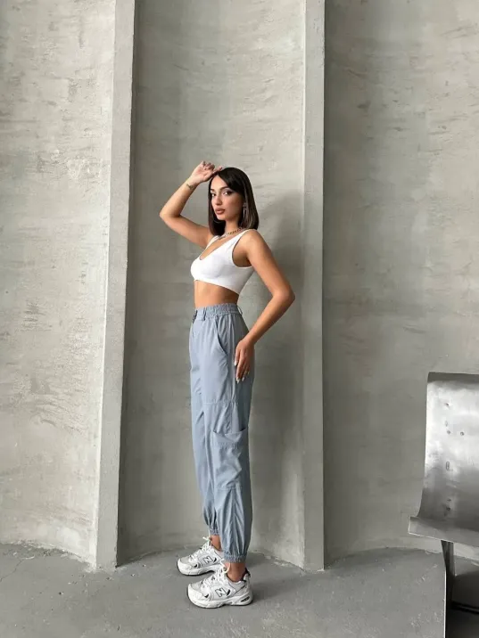 Jogger Lastik Paça Pantolon