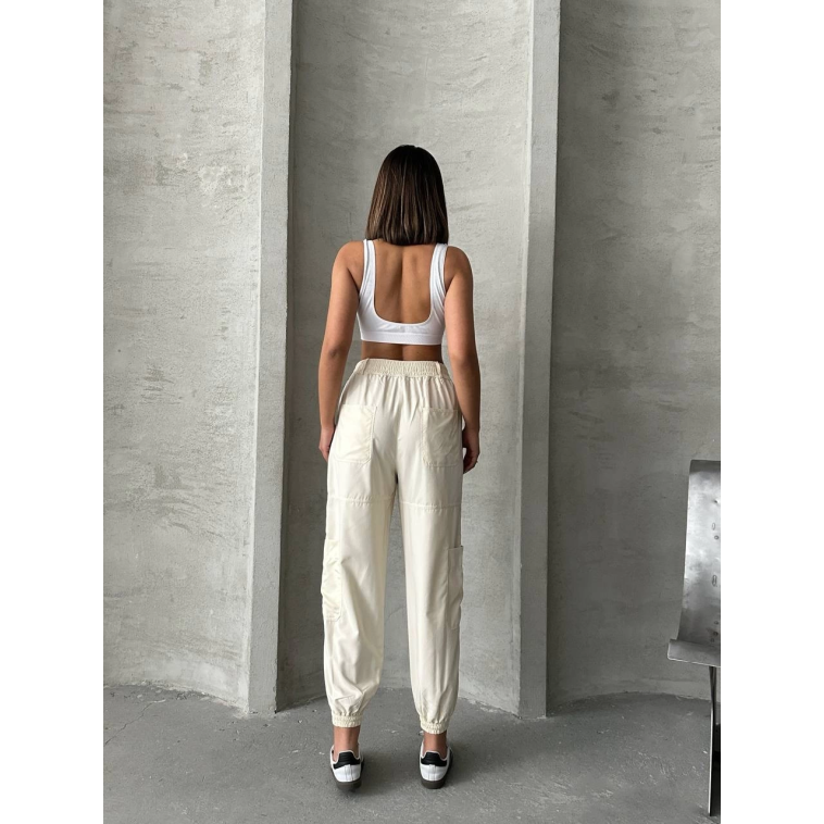 Jogger lastik paça pantolon Jogger lastik paça pantolon