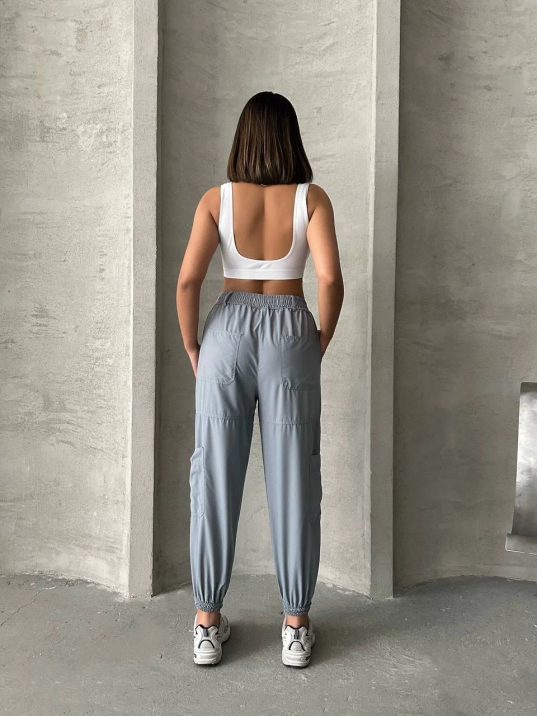 Jogger lastik paça pantolon Jogger lastik paça pantolon