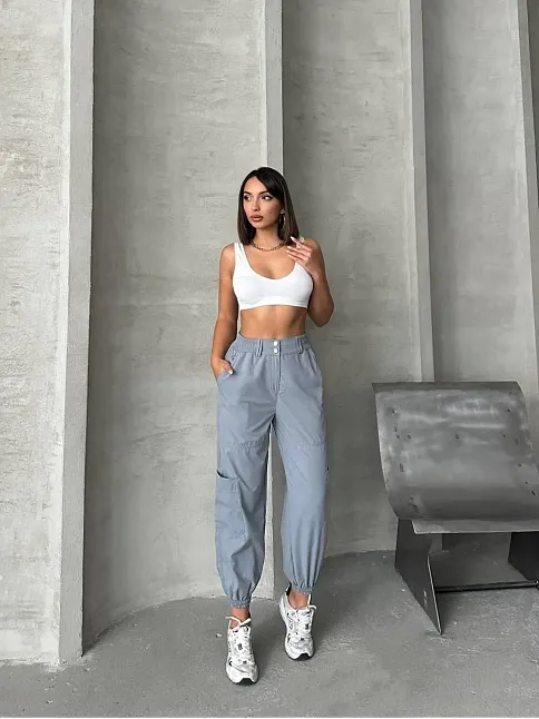 Jogger Lastik Paça Pantolon