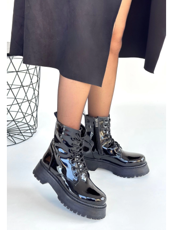 Jonni Siyah Rugan Bağcıklı Bot