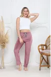 Kadife Pijama Altı Pembe Q7013