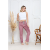 Kadife pijama altı pembe q7013