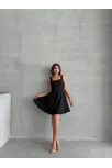 Kadın Kare Yaka Kısa Elbise S251188