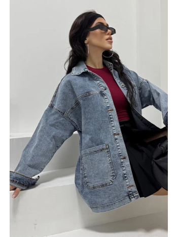 Kadın Kot Ceket Mavi Kadın Kot Ceket Mavi