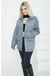 Kadın Oversize Körüklü Cep Kot