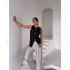 Kadın siyah bisiklet yaka gold düğmeli ottoman bluz s2310 Kadın siyah bisiklet yaka gold düğmeli ottoman bluz s2310