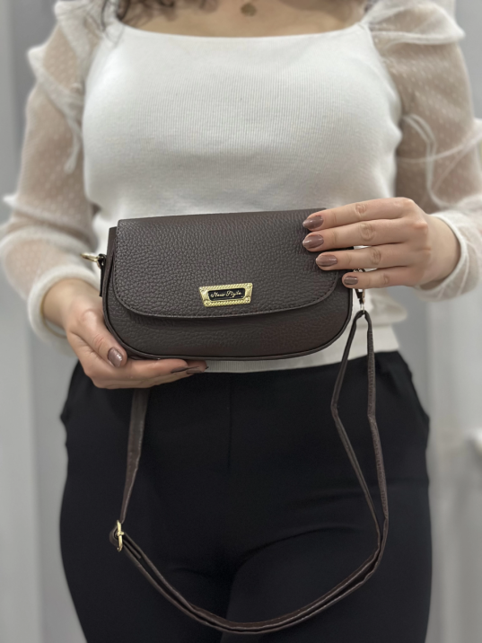 Kahve cilt jessi çanta