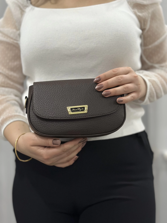 Kahve cilt jessi çanta