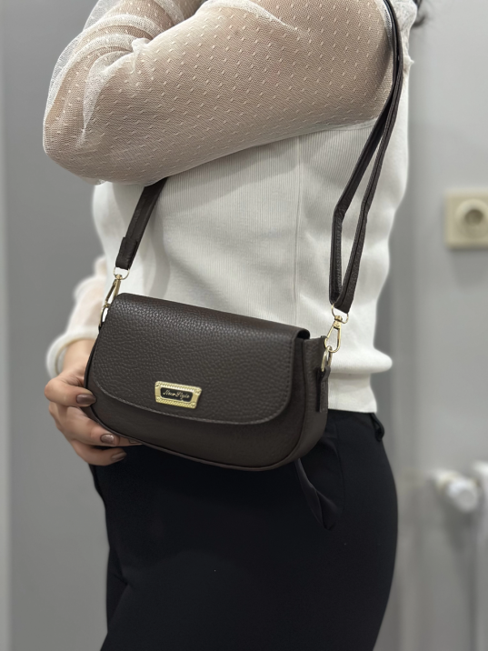 Kahve cilt jessi çanta