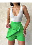 Kapaklı Şort Etek Yeşil S24901 Kapaklı Şort Etek Yeşil S24901