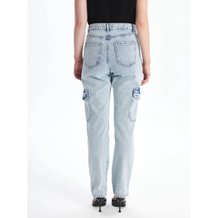 Kargo cep kar yıkama jeans pantolon Kargo cep kar yıkama jeans pantolon
