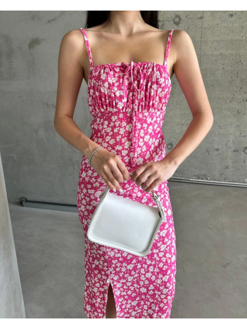 Kaşkorse Desenli askılı elbise Kaşkorse Desenli askılı elbise