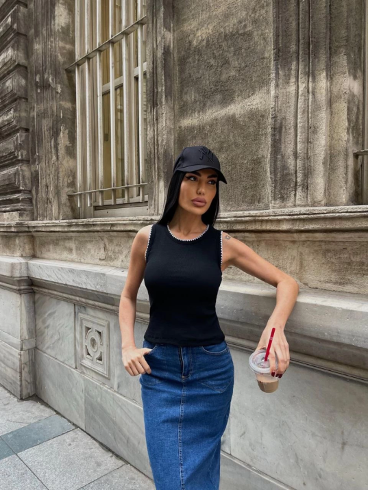 Kaşkorse kumaş bluz Kaşkorse kumaş bluz