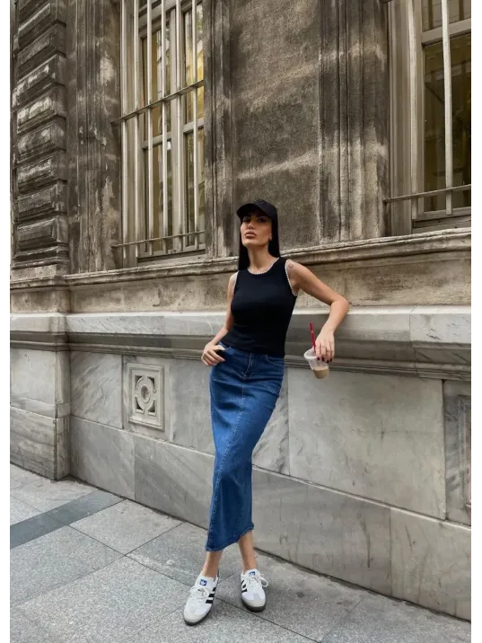 Kaşkorse Kumaş Bluz