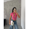 kaşkorse yaka fermuarlı bluz fuşya kaşkorse yaka fermuarlı bluz fuşya