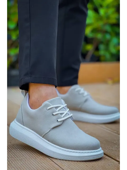 Kb-003 Kuback Gri Süet Bağcıklı Günlük Erkek Ayakkabı Kb-003 Kuback Gri Süet Bağcıklı Günlük Erkek Ayakkabı
