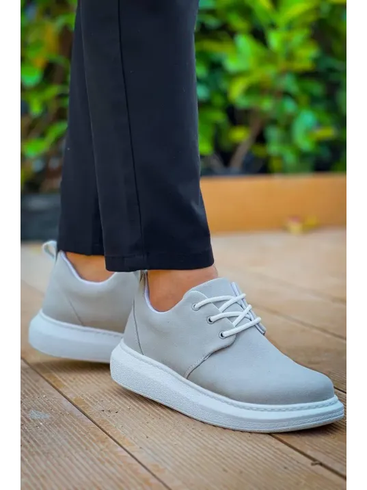 Kb-003 Kuback Gri Süet Bağcıklı Günlük Erkek Ayakkabı Kb-003 Kuback Gri Süet Bağcıklı Günlük Erkek Ayakkabı