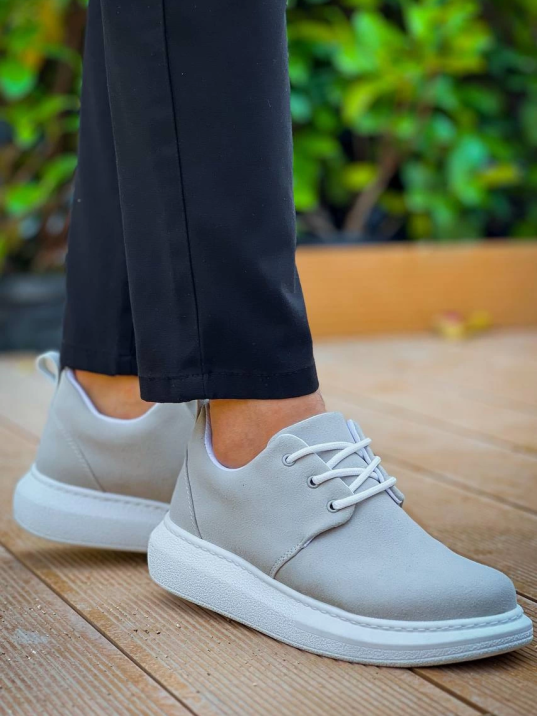 KB-003 Kuback Gri Süet Bağcıklı  Günlük Erkek Ayakkabı KB-003 Kuback Gri Süet Bağcıklı  Günlük Erkek Ayakkabı