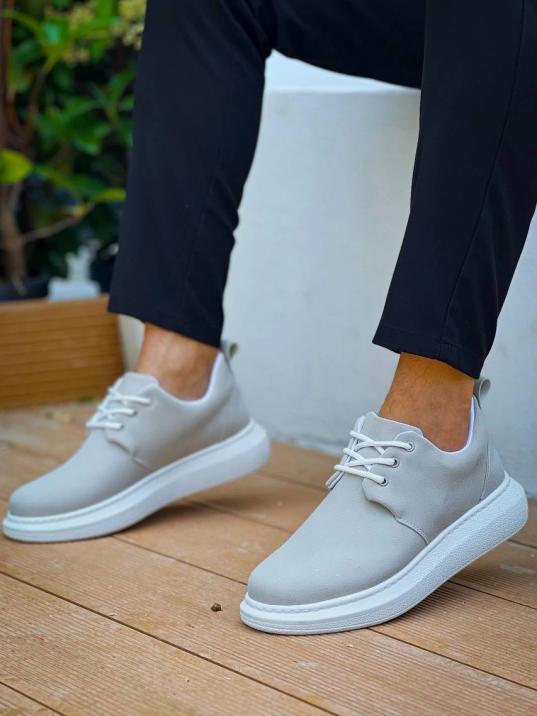 KB-003 Kuback Gri Süet Bağcıklı  Günlük Erkek Ayakkabı KB-003 Kuback Gri Süet Bağcıklı  Günlük Erkek Ayakkabı