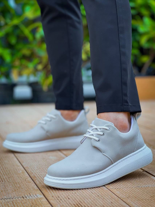 KB-003 Kuback Gri Süet Bağcıklı  Günlük Erkek Ayakkabı KB-003 Kuback Gri Süet Bağcıklı  Günlük Erkek Ayakkabı