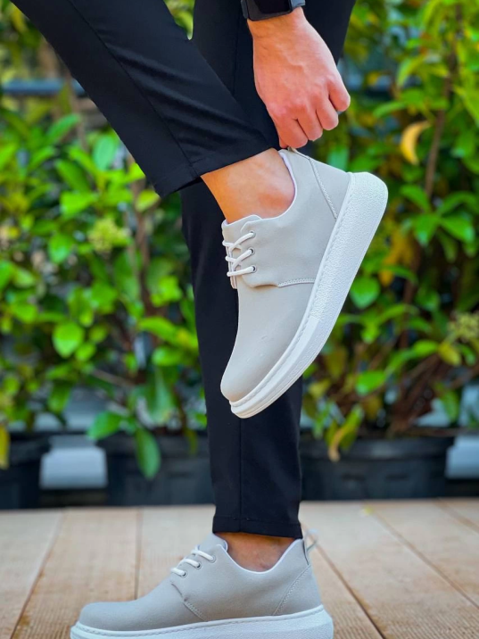 KB-003 Kuback Gri Süet Bağcıklı  Günlük Erkek Ayakkabı KB-003 Kuback Gri Süet Bağcıklı  Günlük Erkek Ayakkabı