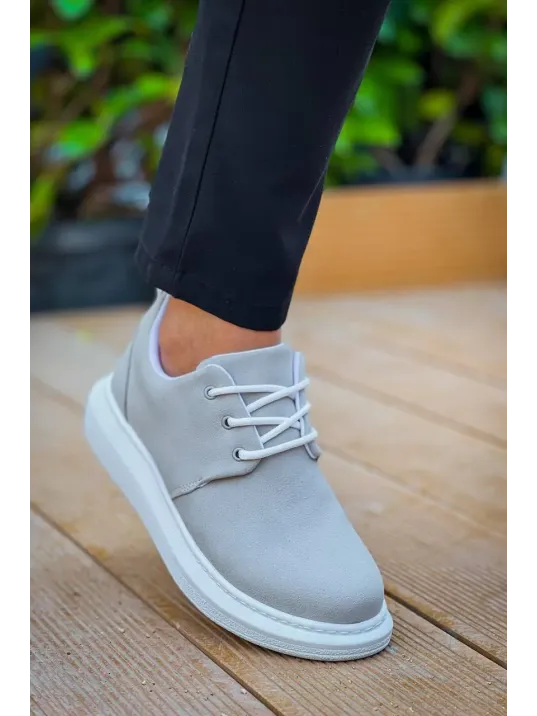 Kb-003 Kuback Gri Süet Bağcıklı Günlük Erkek Ayakkabı Kb-003 Kuback Gri Süet Bağcıklı Günlük Erkek Ayakkabı
